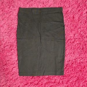Grey Pencil Skirt